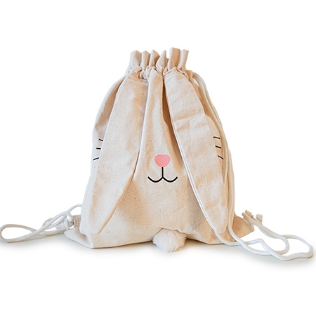 Новогодний подарок Мешок-рюкзак Зайчик